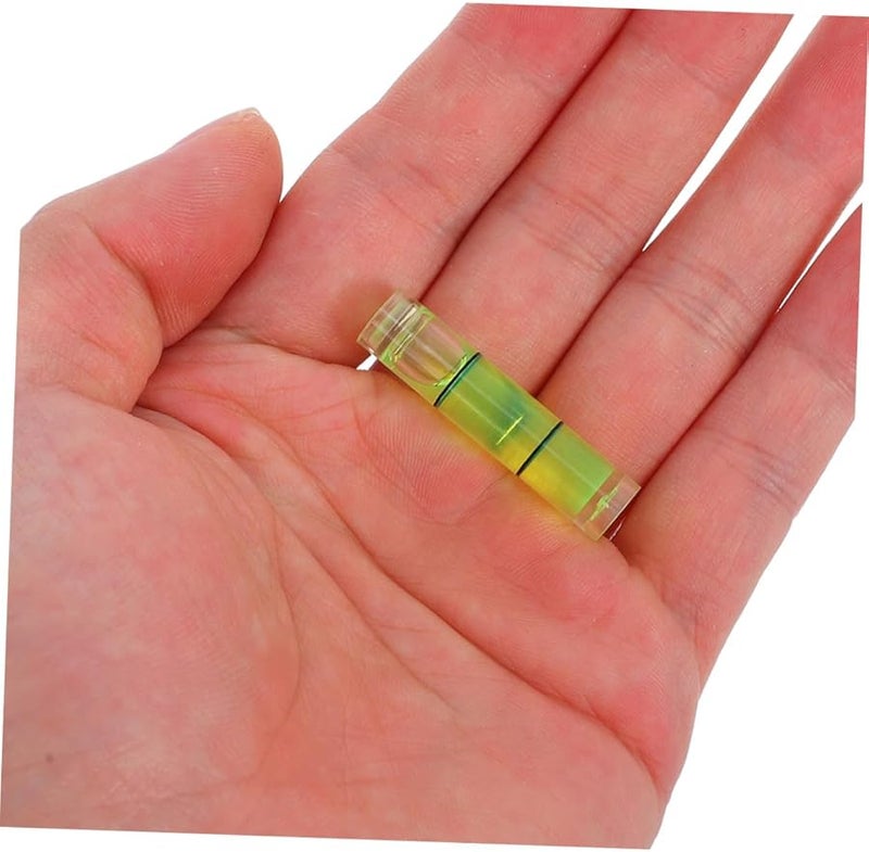 Housoutil 50 قطعة من مستويات الفقاعة المصغرة 8x23 مم لتعليق إطارات الصور أداة قياس دقيقة - Image 2